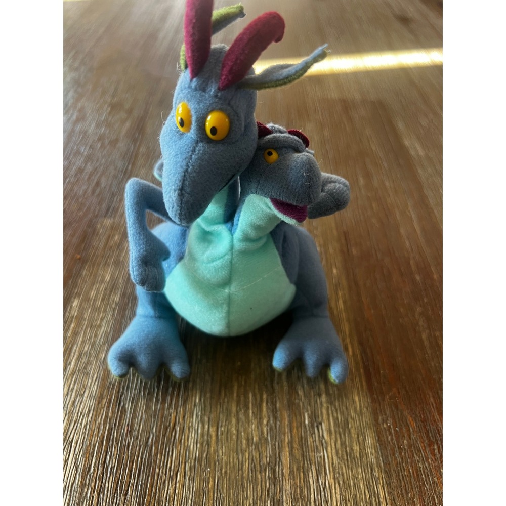 Vintage 1998 Quest for Camelot Devon Cornwall Two Headed Dragon Plush WB